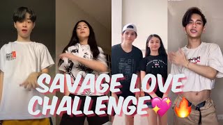 Savage Love Dance Challenge  Tiktok Compilation [upl. by Knight]