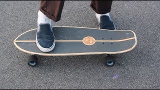 How to Slide  surfskateboard [upl. by Pachston]