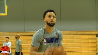 Steph Curry Shooting 3s During Workout For 1 Hour At Warriors Practice HoopJab NBA [upl. by Badr]