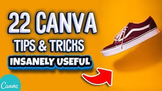 22 INSANELY USEFUL Canva Tips and Tricks Canva Tutorial For Beginners [upl. by Colver575]