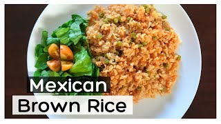 Mexican Style Brown Rice  How to make Mexican Rice [upl. by Kacy110]