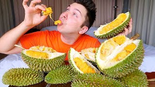 Durian • The Smelliest Fruit In The World Challenge • MUKBANG [upl. by Aelat]