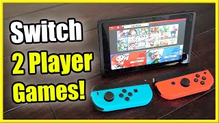 How to Play 2 Player Coop Games on Nintendo Switch Joy Con Tutorial [upl. by Manvil200]