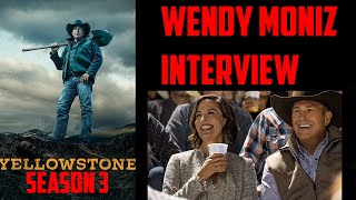 Wendy Moniz Interview  Yellowstone Season 3 Paramount Network [upl. by Aehs]