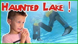 SCUBA DIVING AT A HAUNTED LAKE ft KarinaOMG [upl. by Nodnahs477]