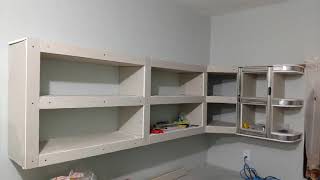 DIY Kitchen cabinets Cocina moderna en Tablaroca paso a paso [upl. by Wilonah844]