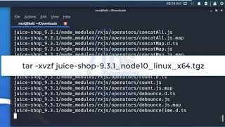 Installing OWASP Juice Shop on Kali Linux [upl. by Hefter]