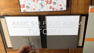 Basic 8x8 Mini Album Tutorial Part 1 [upl. by Lennahc]