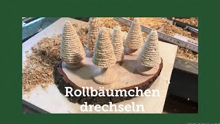 Rollbäumchen drechseln [upl. by Doi]