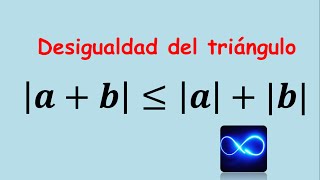 Desigualdad del Triángulo Demostración 1 en R [upl. by Ocirema]