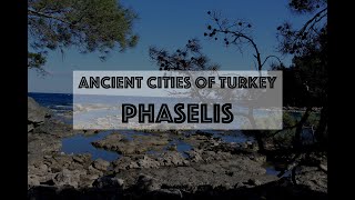 Phaselis ancient city of Turkey  Drone view from DJI Mini 2 and GoPro 9 [upl. by Knuth]