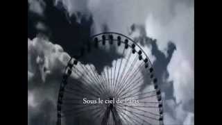 Yves Montand  Sous Le Ciel De Paris with lyrics [upl. by Aiza]