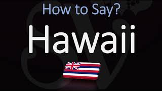 How to Pronounce Hawaii English Vs Hawaiian Pronunciation [upl. by Poler]