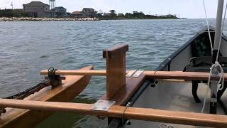 canoe sailing at ocracoke island [upl. by Barclay368]