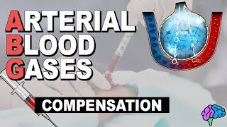 Compensation  Blood Gas Interpretation  Arterial Blood Gases Part 4 [upl. by Larissa208]