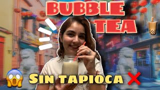 COMO HACER TÉ DE BURBUJASBUBBLE TEA BOBA MILK TEA 🧋 SIN TAPIOCA❌ ISIS G [upl. by Inimak]