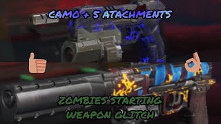 6 ATTACHMENTS and CAMO on mr6 and rk5 TUTORIAL ZOMBIES [upl. by Addy944]