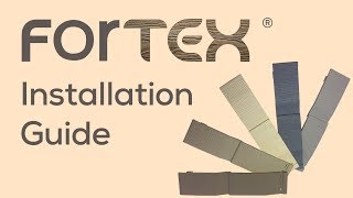 HOW TO Install Fortex External Cladding [upl. by Garges]