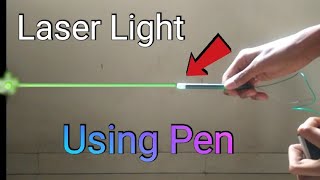 How to make powerful Laser light by using pen at home [upl. by Hsirap]