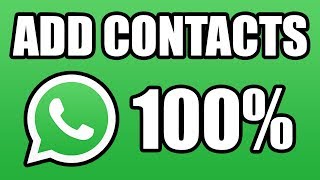 How to Add New Contacts Numbers in WhatsApp on Your Phone 2020  100 WORKING NEW METHOD [upl. by Townshend]