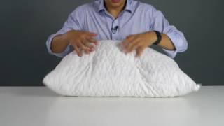 COOP HOME GOODS ADJUSTABLE PILLOW INSTRUCTIONS [upl. by Farrah]