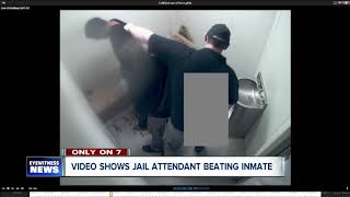 ITEAM Video shows jail guard violating inmates civil rights [upl. by Gnek735]