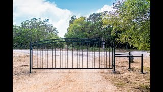 Building a 15 Metal Property Gate [upl. by Annoled490]