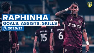 Raphinha BEST SKILLS ASSISTS AND GOALS  202021 Premier League season [upl. by Jasper]