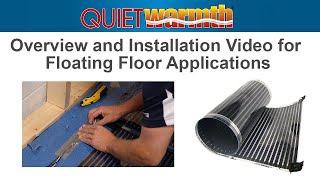 QuietWarmth Radiant Heat Film for Floating Floor [upl. by Nevram]