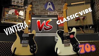 Fender VS Squier The 70s Deluxe Tele Comparison [upl. by Tillo]