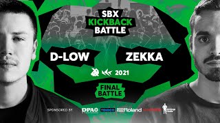 DLOW vs ZEKKA  Final  SBX KICKBACK BATTLE 2021 [upl. by Ornie577]