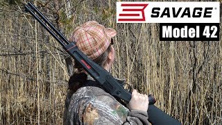 Savage Model 42 Takedown Review [upl. by Senskell730]