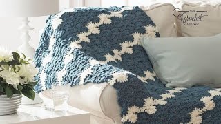 Crochet Catherine Wheel Stitch Blanket [upl. by Mill]