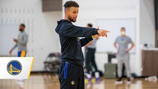 Stephen Curry Makes 103 Straight Threes at Warriors Practice [upl. by Noach]