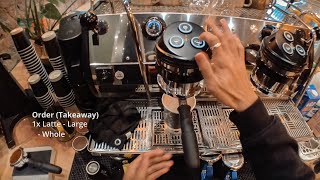 POV  Solo barista Workflow [upl. by Einimod]