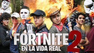 FORTNITE EN LA VIDA REAL 2  FORTNITE 2 LA SERIE  Changovisión  Fortnite La película Parodia [upl. by Xylon]