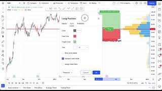 Plan Your Trades With The Long and Short Position Tool Tutorial [upl. by Novyak909]