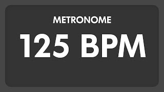 125 BPM  Metronome [upl. by Tavie760]