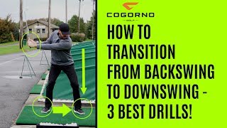 GOLF How To Transition From Backswing To Downswing  3 Best Drills [upl. by Aenat]