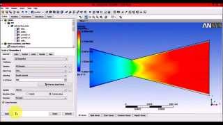 Ansys WorkBench  Fluent CD Nozzle tutorial [upl. by Chenee]