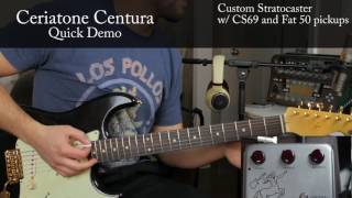 Ceriatone CENTURA Klon Short Demo [upl. by Anna]