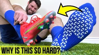 How to put on your football boots with grip socks  Tips and Tricks that you need to know [upl. by Teodoro]