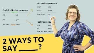 German Personal Pronouns VS English Personal Pronouns  German with Laura [upl. by Ruosnam109]