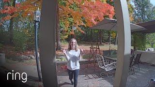 Ring Video Doorbell Captures Funny Moment Sometimes You Just Need a Laugh  RingTV [upl. by Cele518]