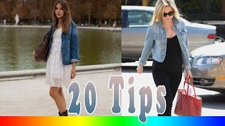 20 Style Tips On How To Wear A Denim Jacket [upl. by Annetta]