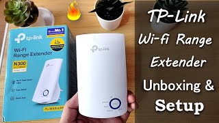 TPLink TLWA850RE N300 Wifi Range Extender  How to setup  Unboxing and Review  2021 [upl. by Price]