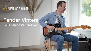 Fender Vintera 70s Telecaster Deluxe Demo  All Playing No Talking [upl. by Eimerej355]