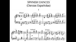 Enrique Granados  12 Spanish Dances Op37 Complete [upl. by Rotman909]