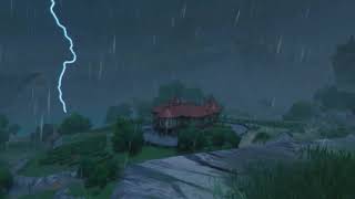 Dawn Winery Theme  Soft Rain 1 hour [upl. by Yelnek557]