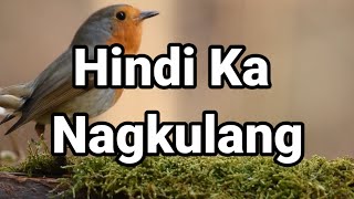 HINDI KA NAGKULANG LYRICS  TAGALOG WORSHIP SONG [upl. by Neerhtak]